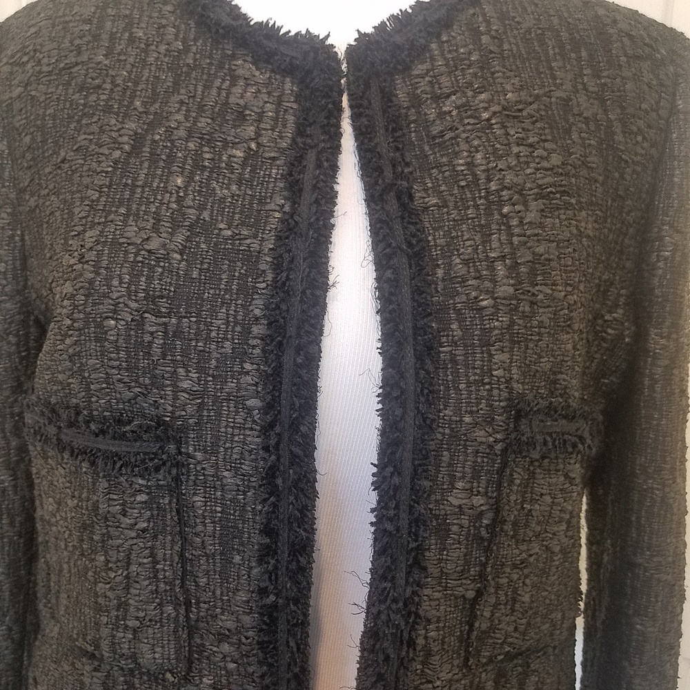 ZARA BOUCLE JACKET NWT - Picture 2 of 5